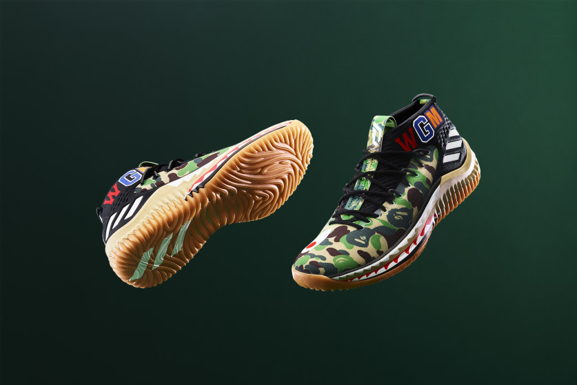 dame lillard shoes bape