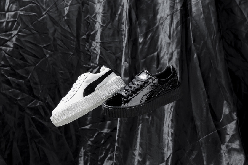 puma creeper rihanna fenty leather white