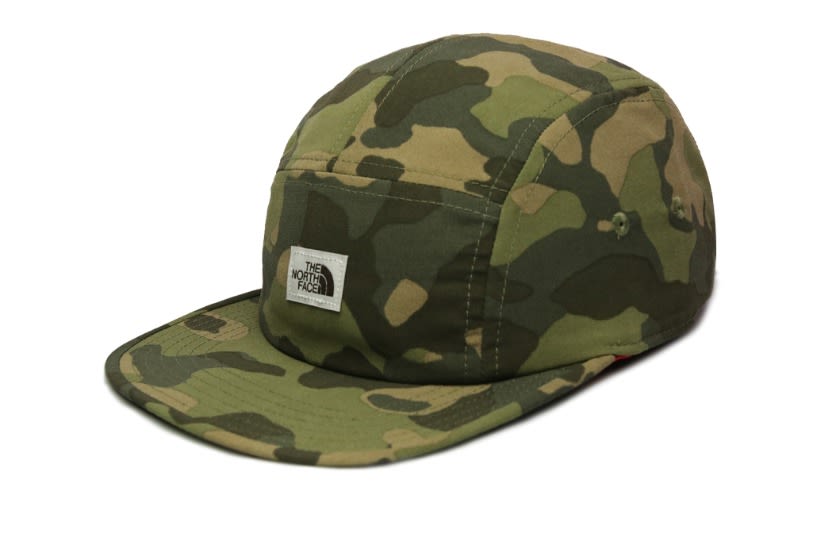 north face camo cap