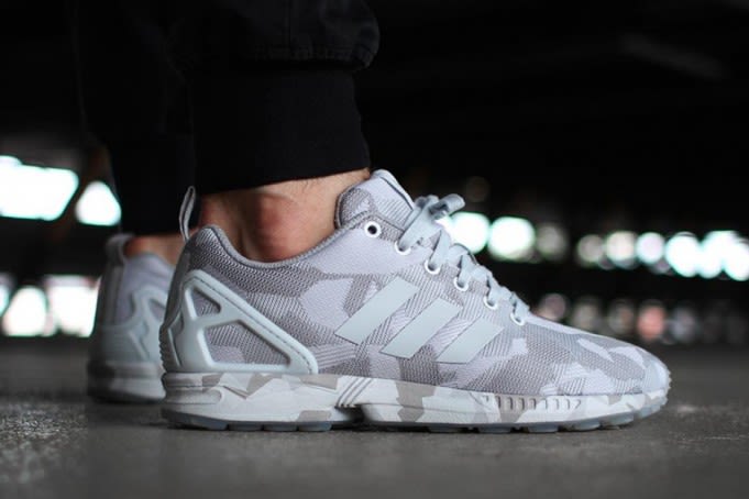 adidas zx flux black and white camo