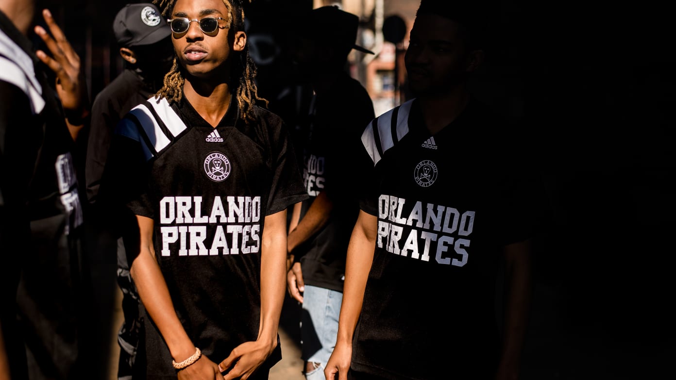 Shop adidas Performance Orlando Pirates Icon Jersey Mens Black