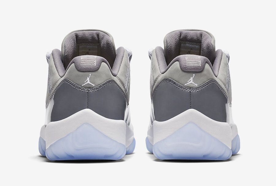 gray jordan 11 low