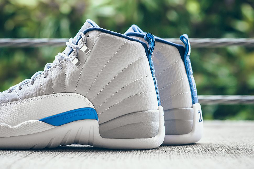 jordan 12 unc blue