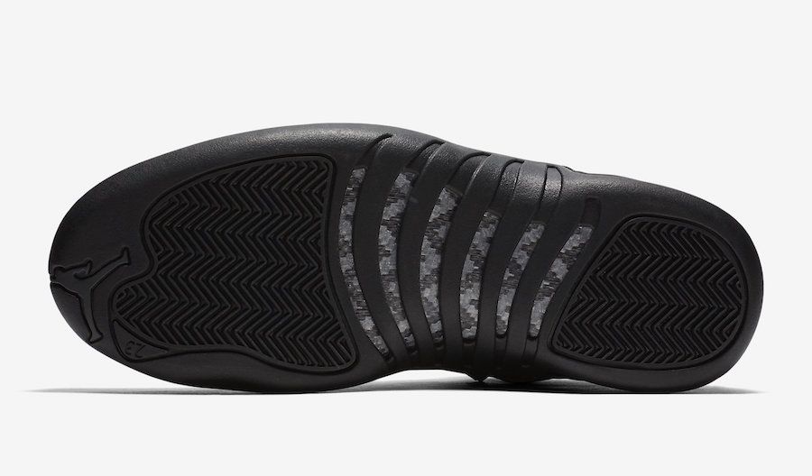 jordan 12 winter all black