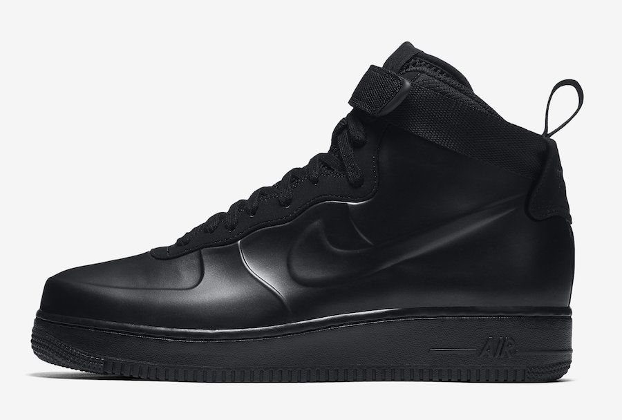 solid black air force ones