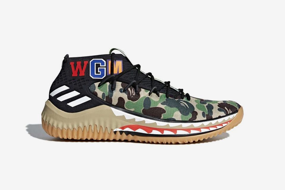 dame lillard shoes bape