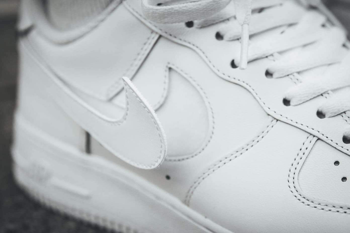 Nike has an Air Force 1 shoe that features a removable Swoosh carabiner