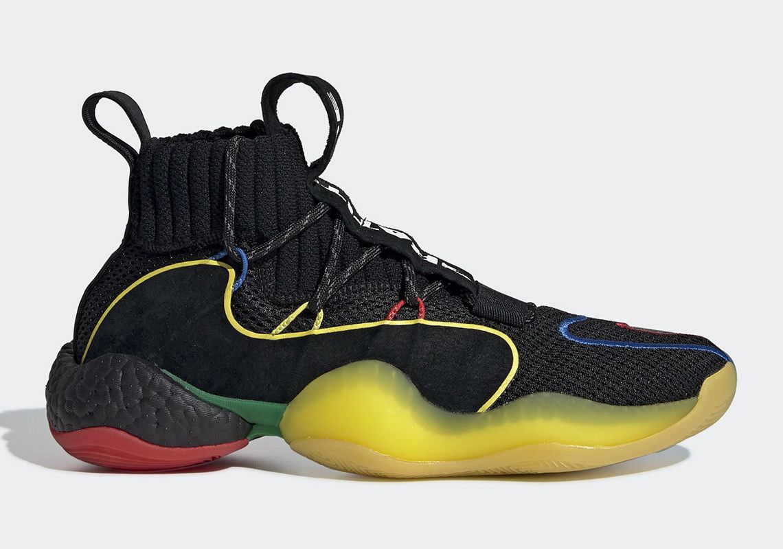 Adidas Crazy BYW LVL x Pharrell Williams 'Gratitude & Empathy' Black &  Multi, END.