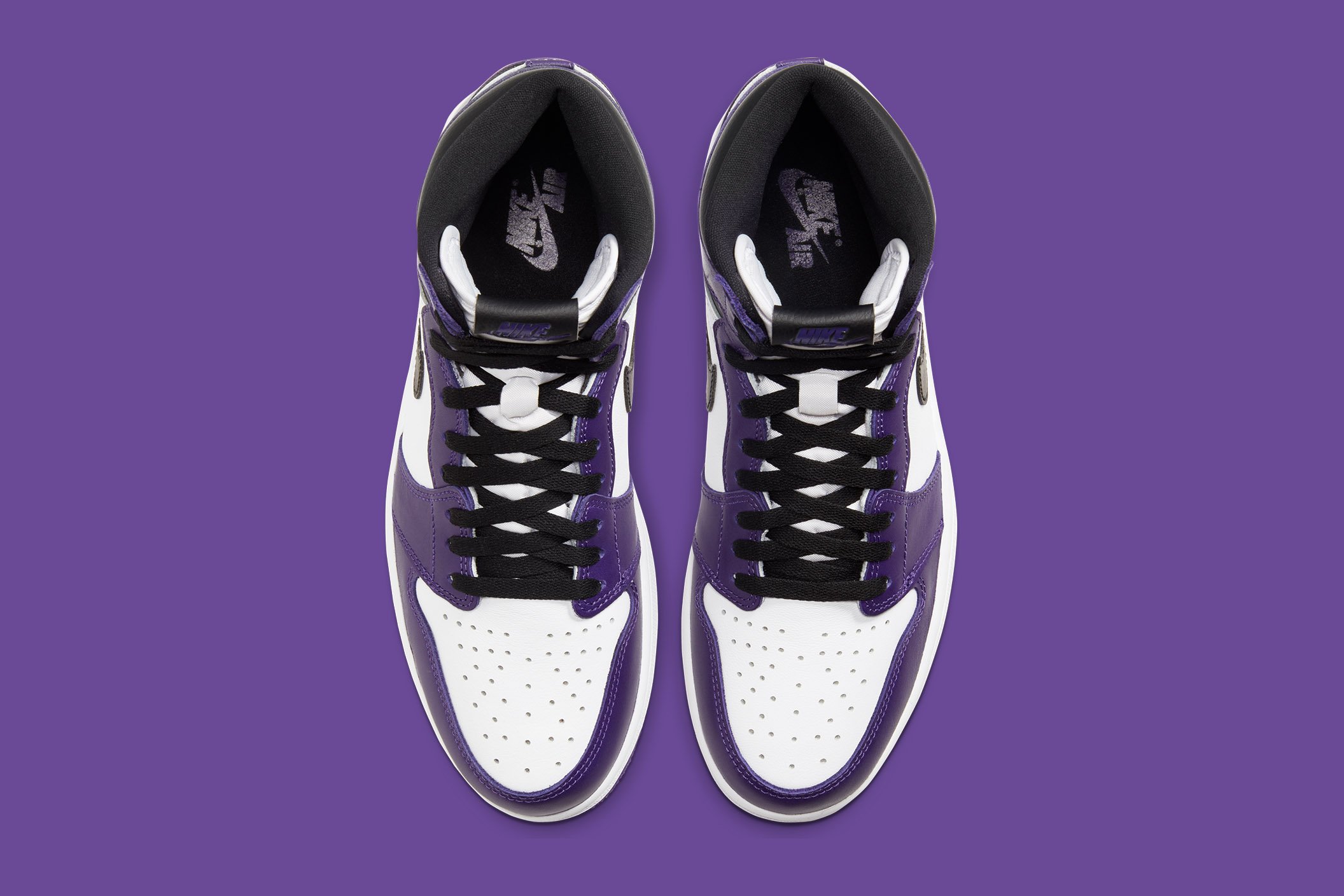 court purple jordan 1 nike