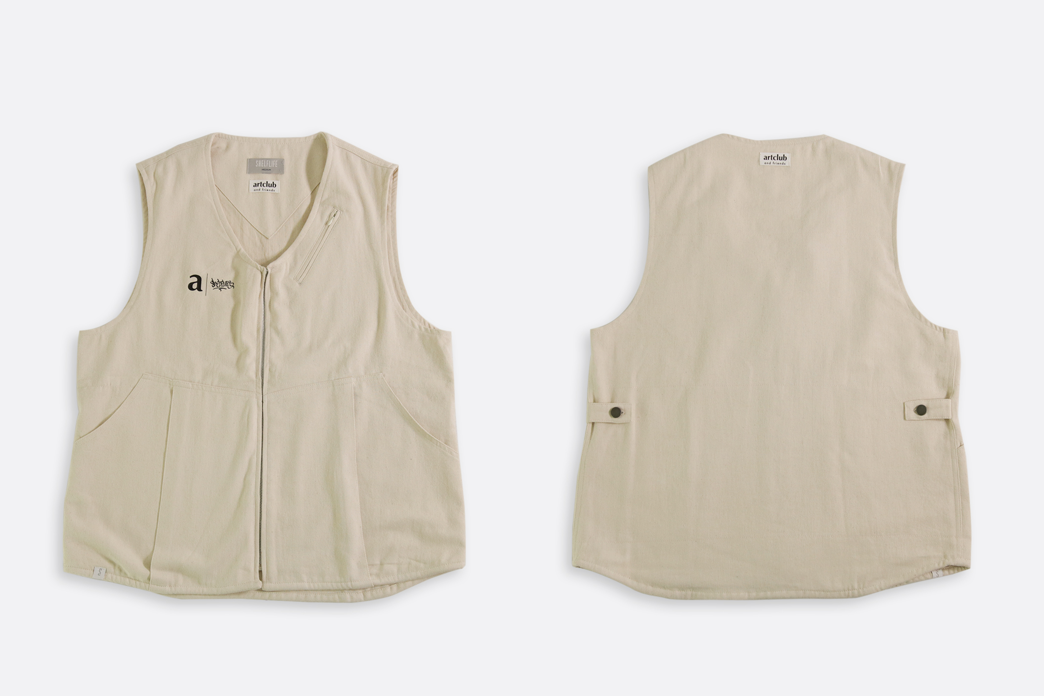 Shelflife x artclubandfriends Blog Gilet Vest Off White