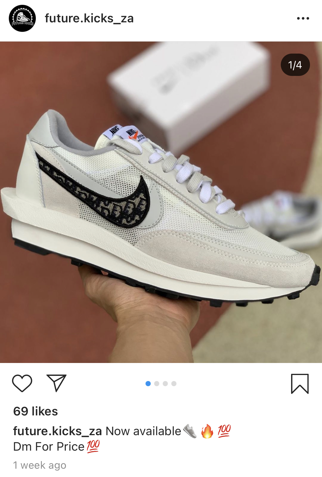 nike air dior price in rands