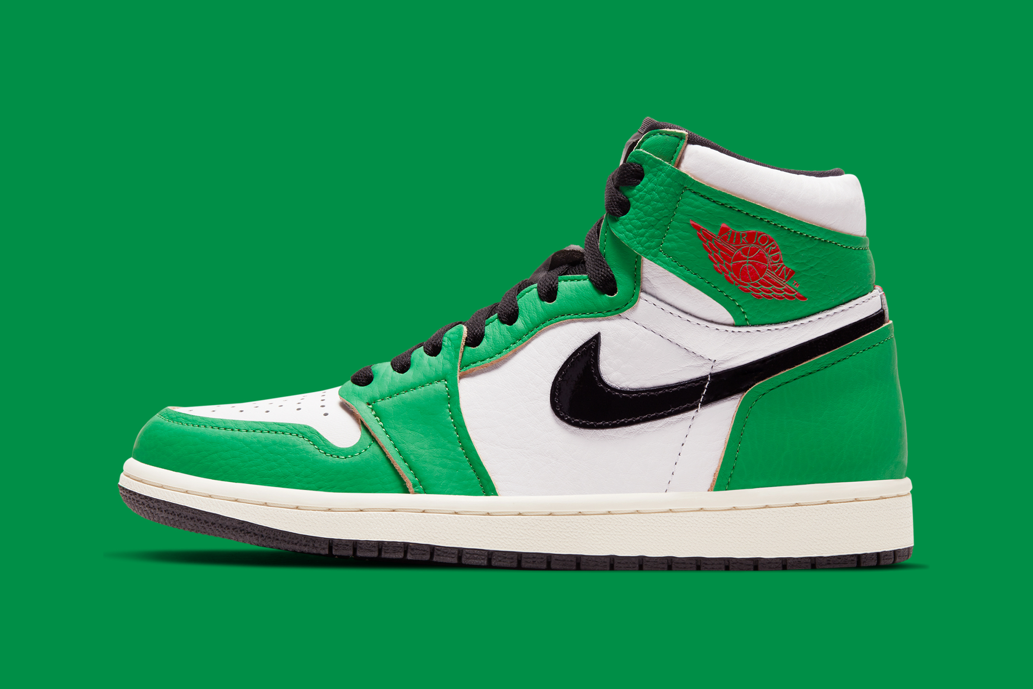 women's air jordan 1 lucky green