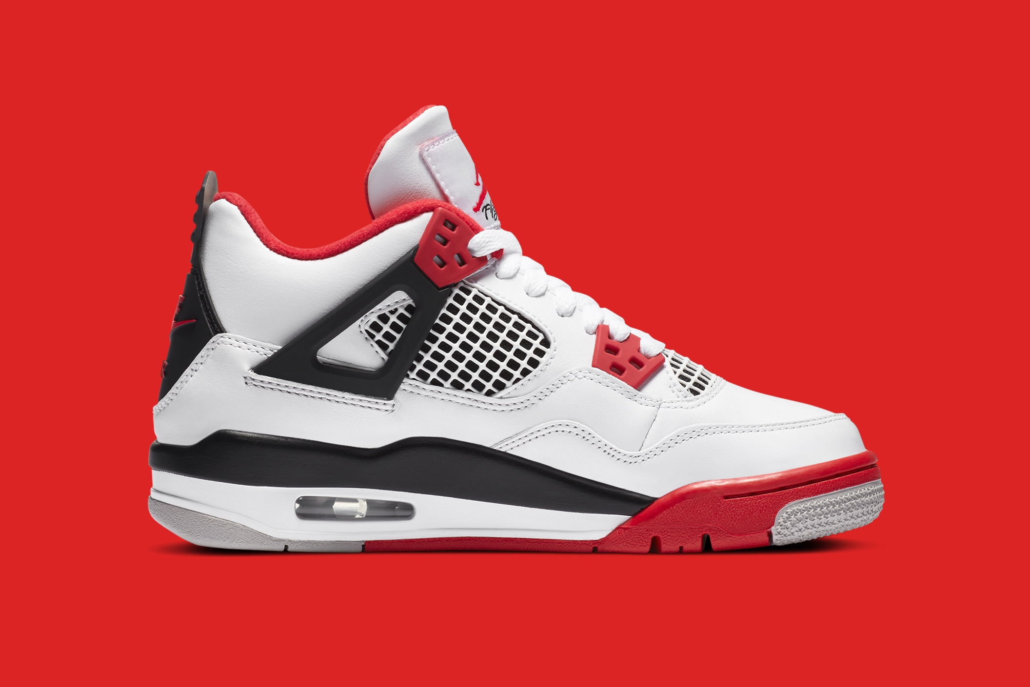 jordan 4 red white blue