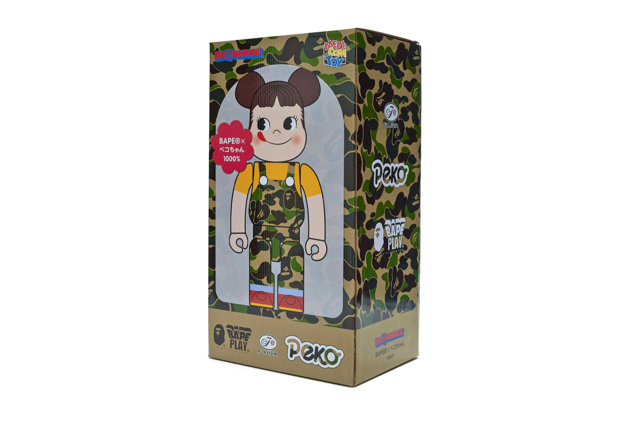 Medicom Toy Bearbrick X Bape Peko-chan 1000% | Shelflife
