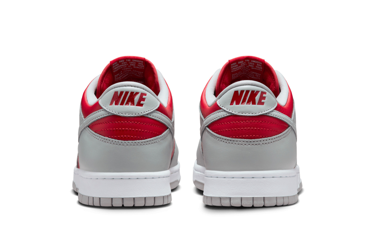 Nike Dunk Low 'varsity Red And Silver'