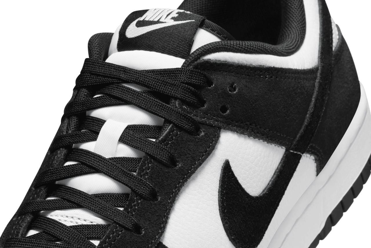 nike low top black and white