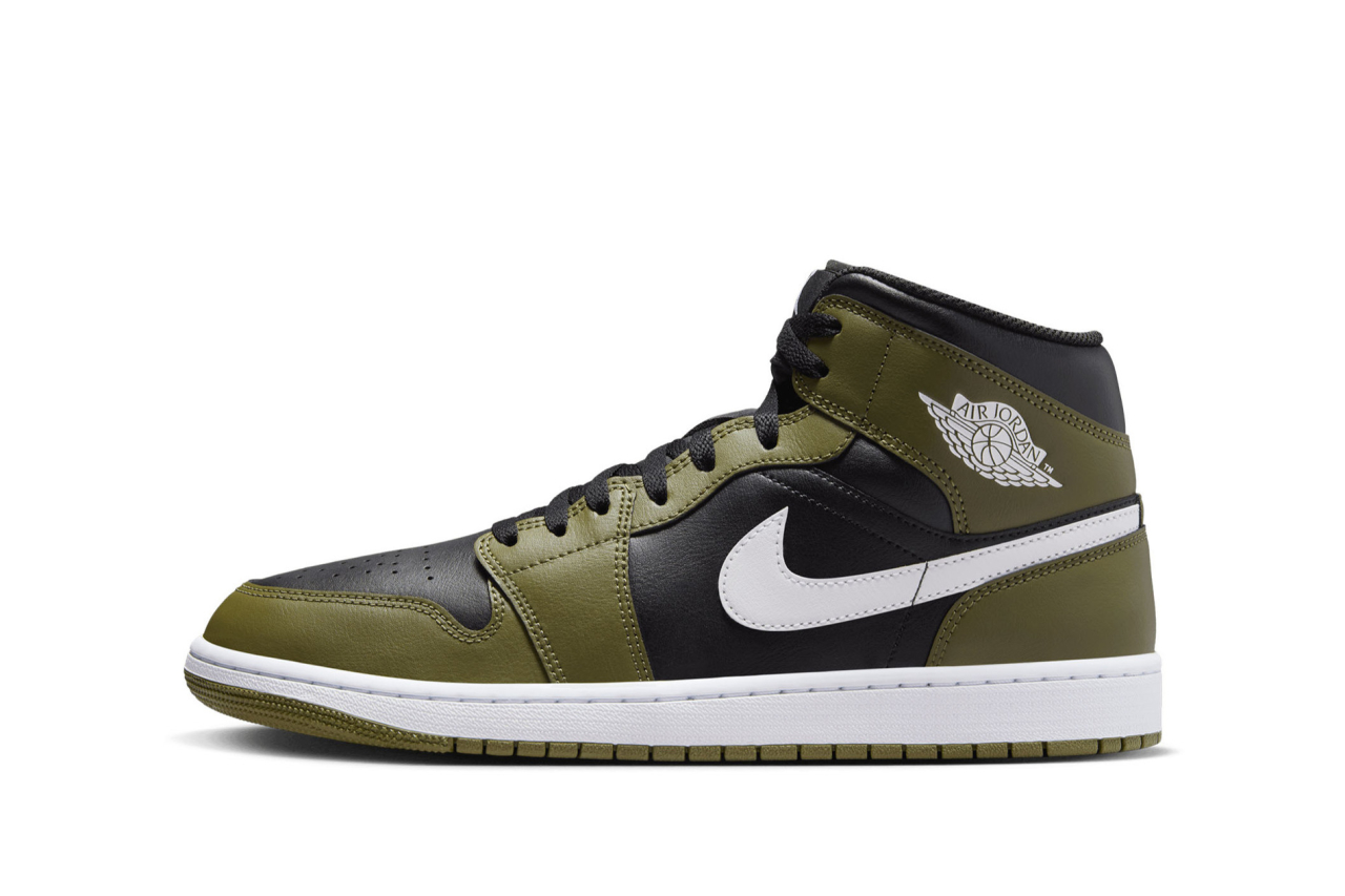 Air Jordan Mid 'Medium Olive' Shelflife