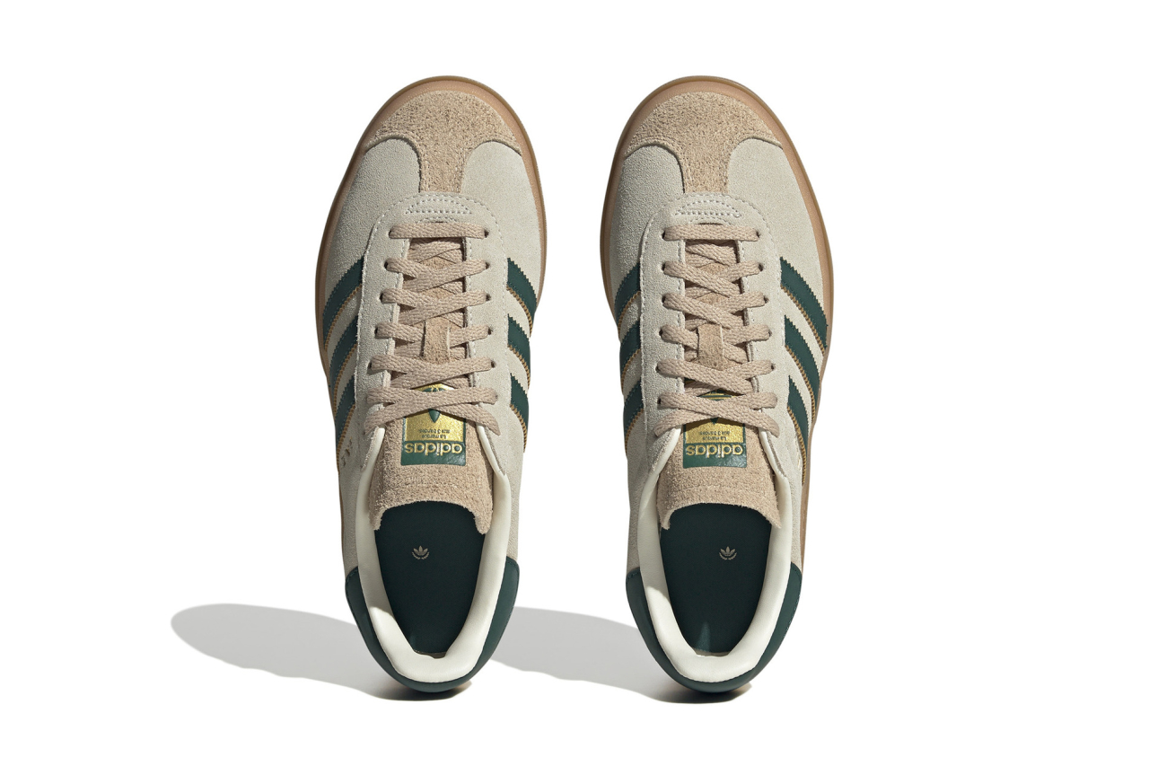 adidas gazelle silver green womens Adidas Gazelle Indoor Green White Gum Sole