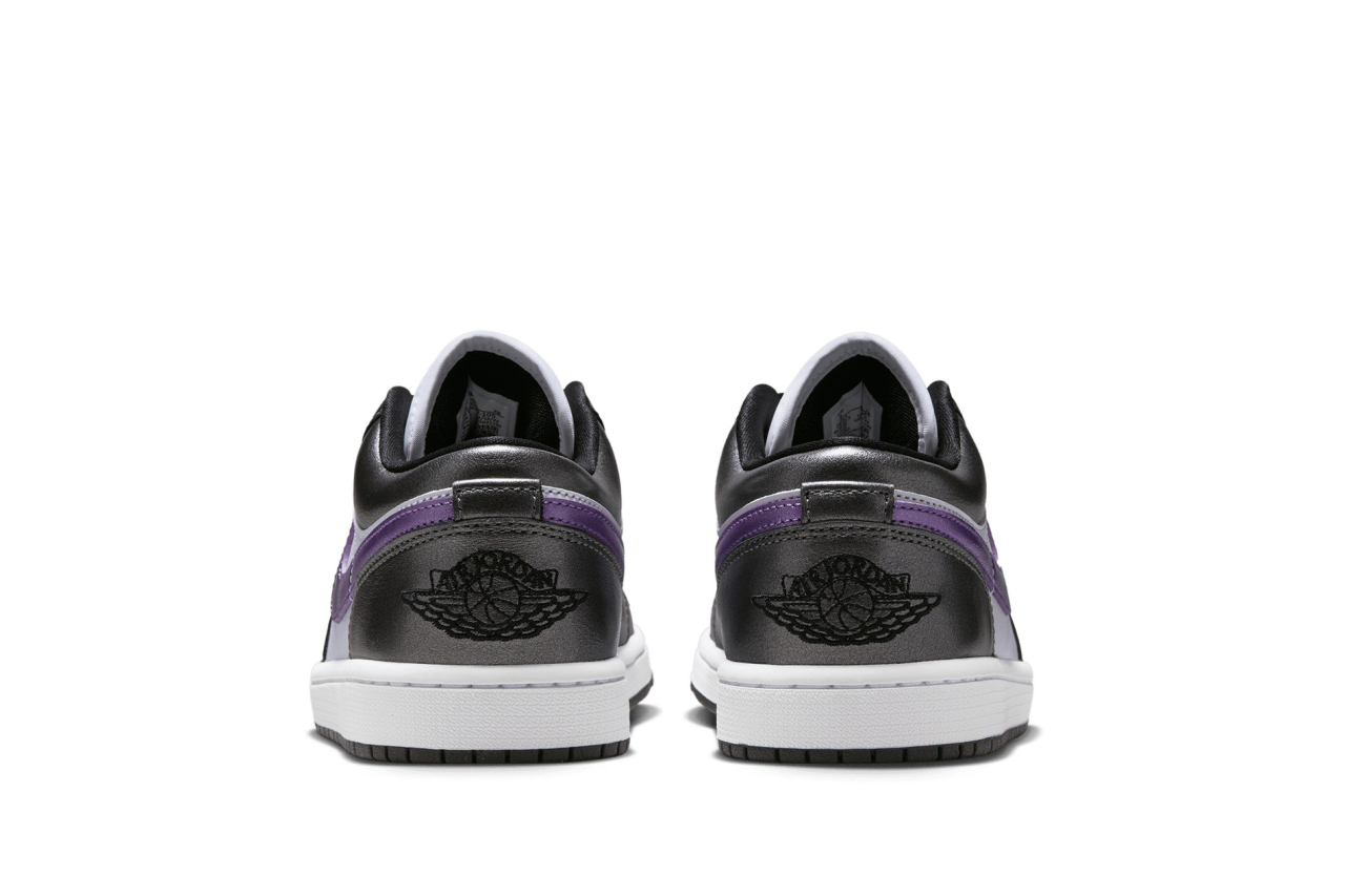 grey & purple jordans