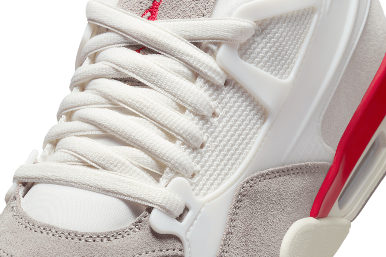 jordan 4 fire red laces
