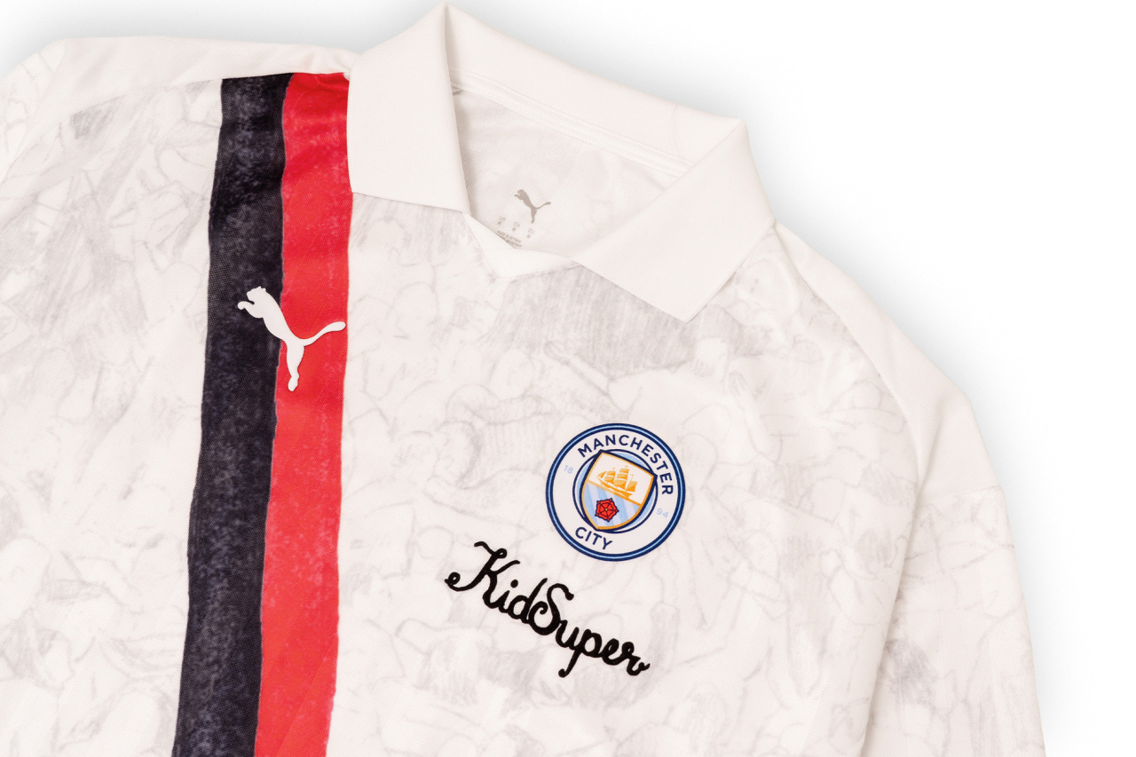 KidSuper X Puma Manchester City Long-Sleeve Retro Jersey | Shelflife