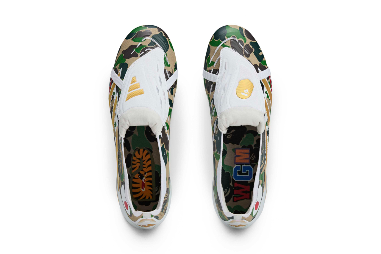BAPE x adidas Predator Elite Fold-Over Tongue Firm Ground Boots