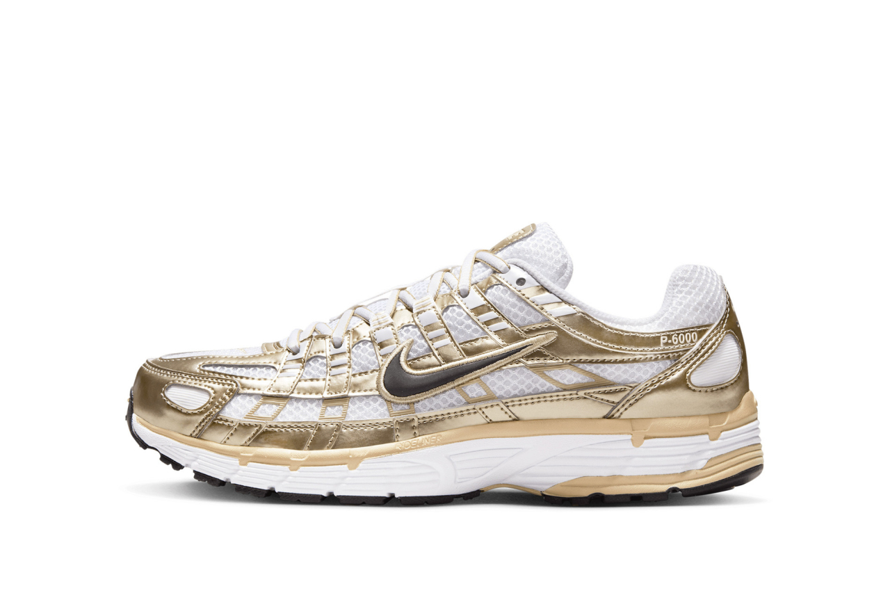 nike gold sneakers