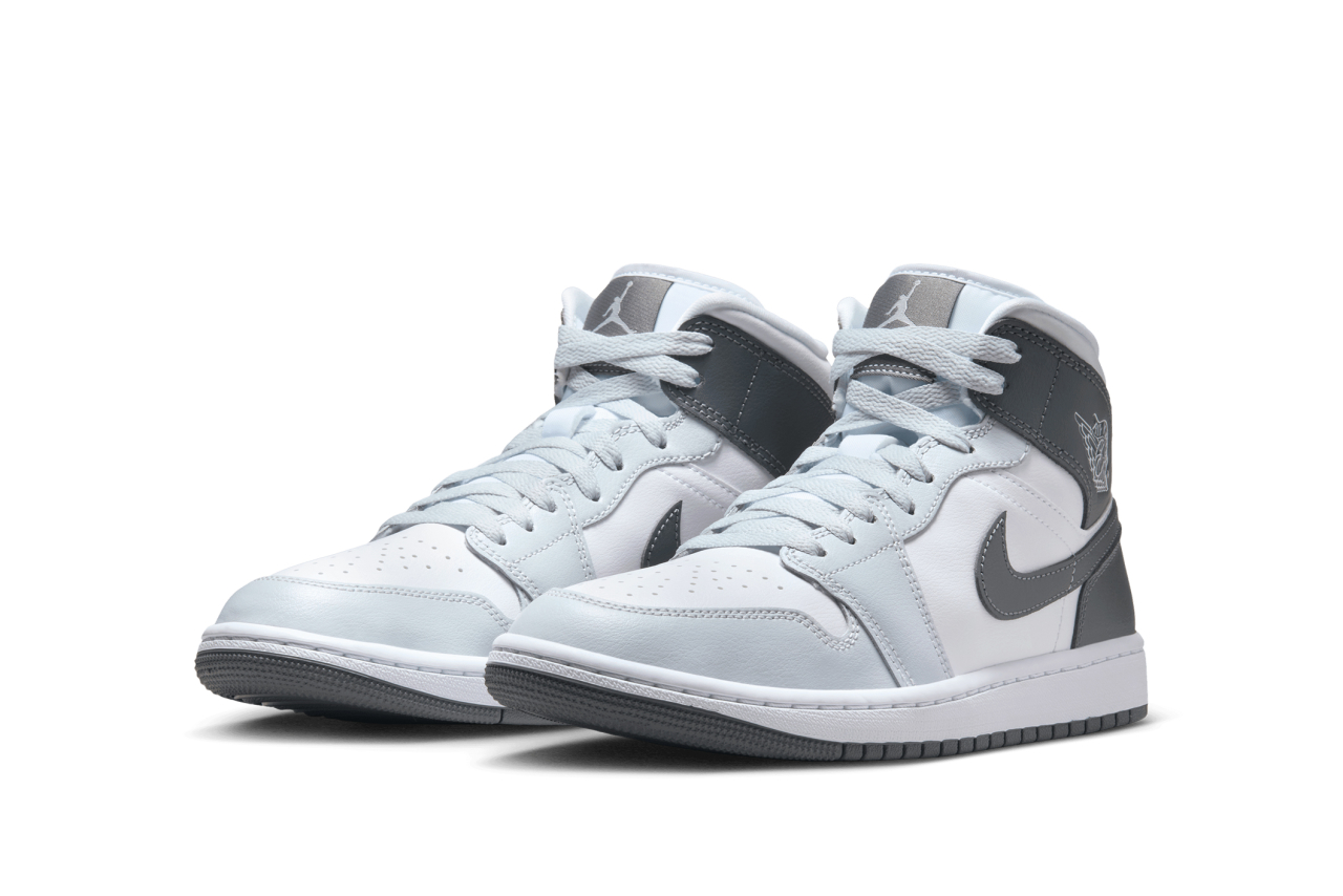 grey jordan 1 mids womens