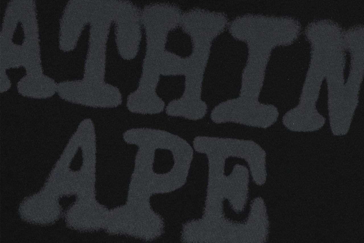 Bape Spray Print Ape Head Tee | Shelflife