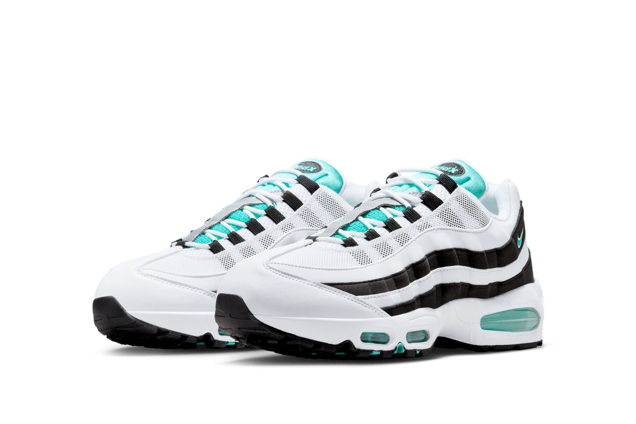 nike air max 95 white blue