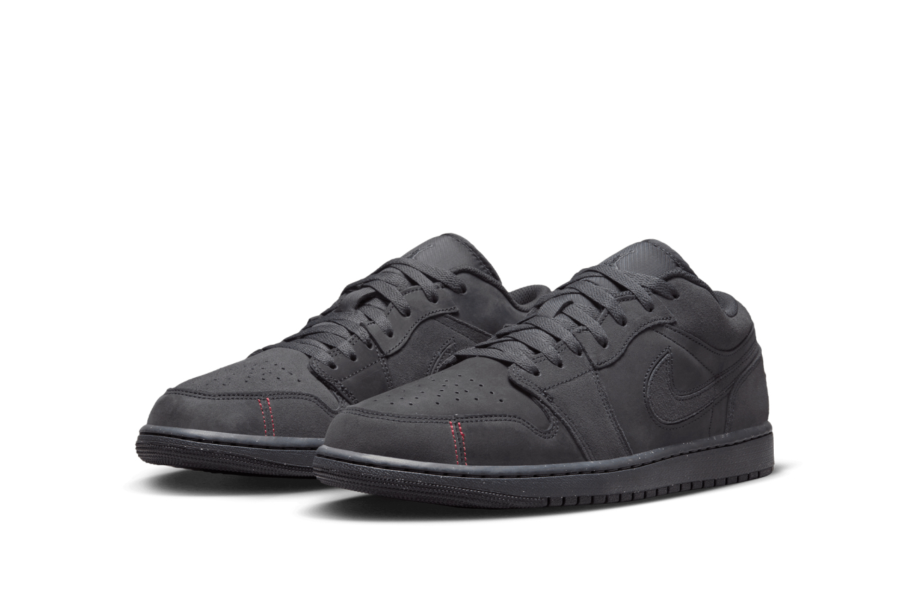 air jordan 1 low gs black