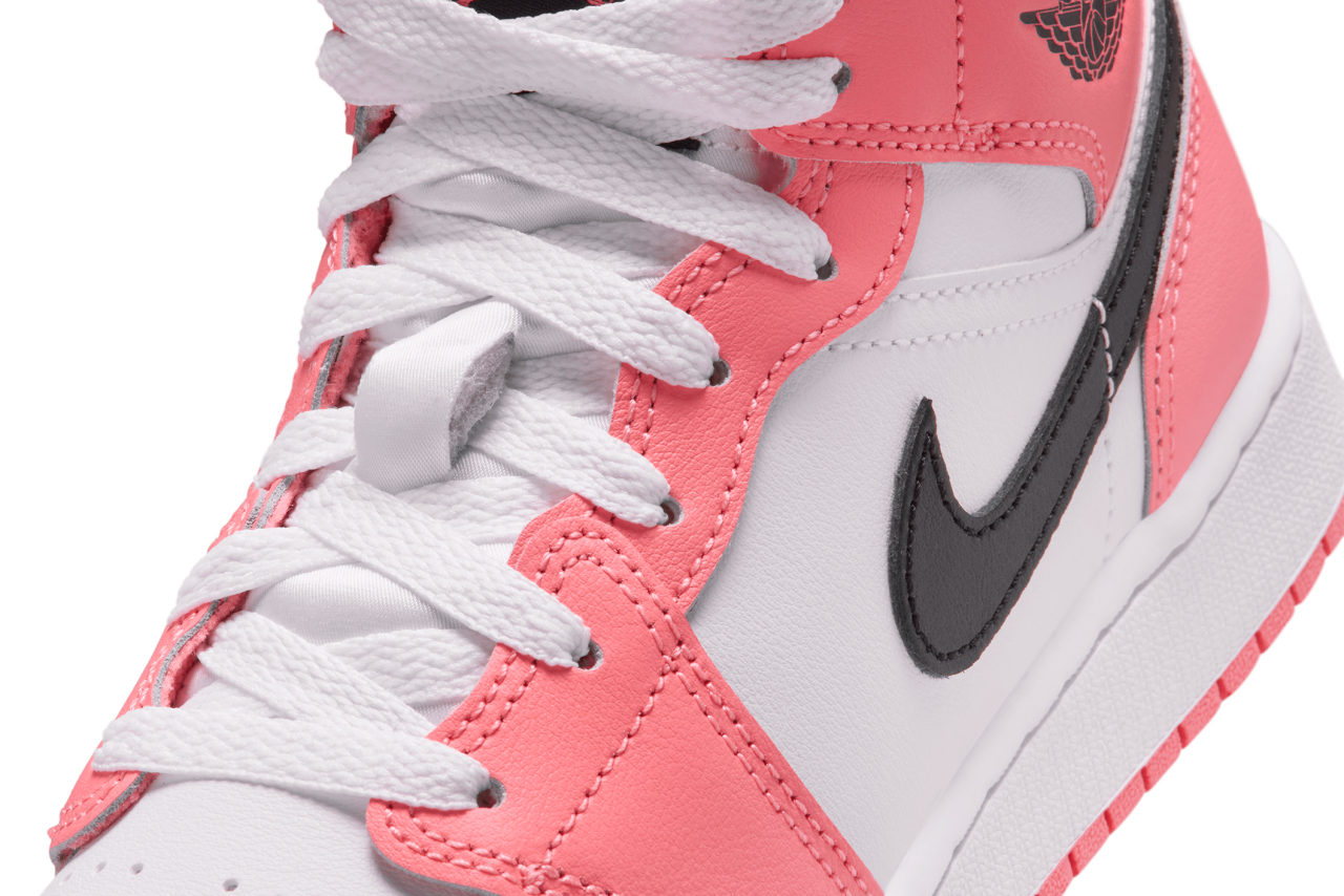 Air Jordan 1 Mid 'Pink Gaze' (Grade-School) | Shelflife