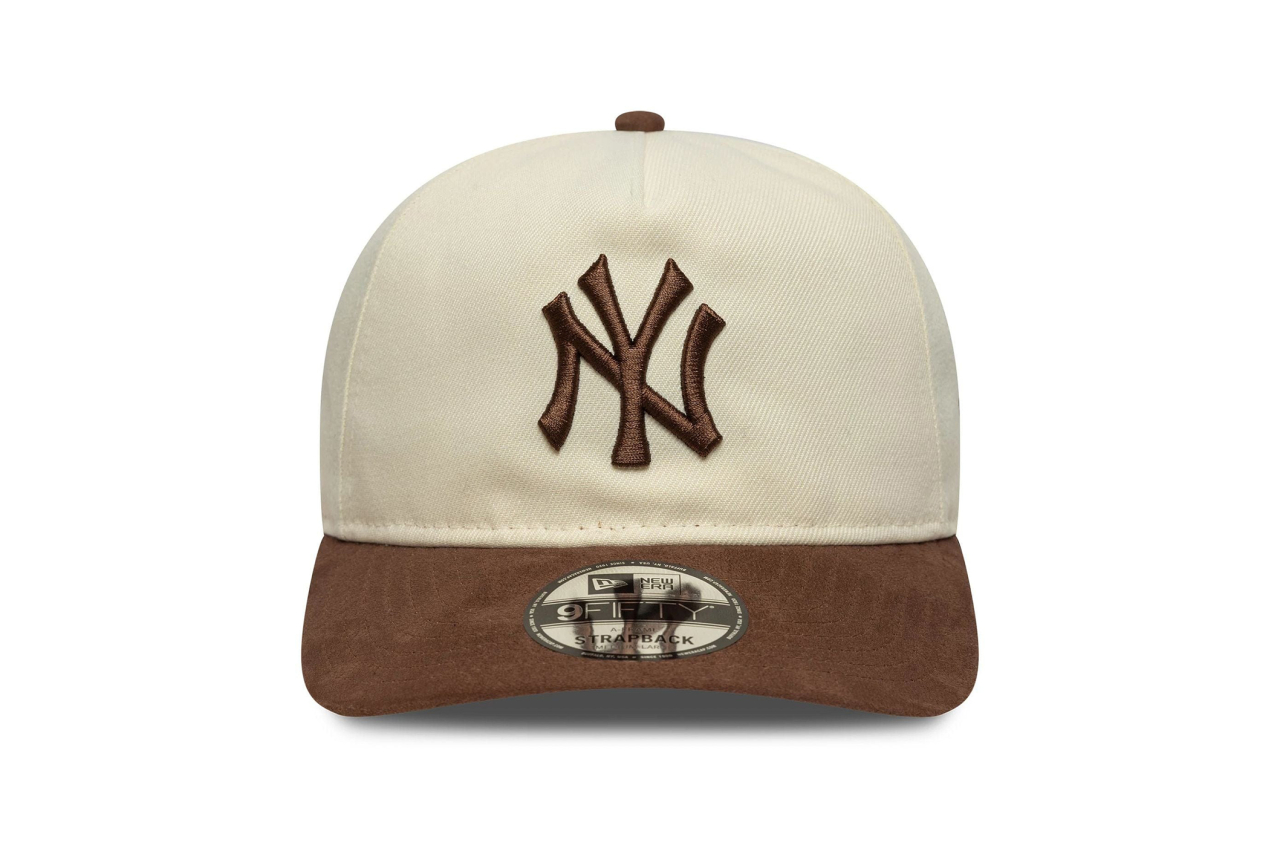 New Era Yankees MLB Suede Visor 9FIFTY A-Frame Snapback Cap