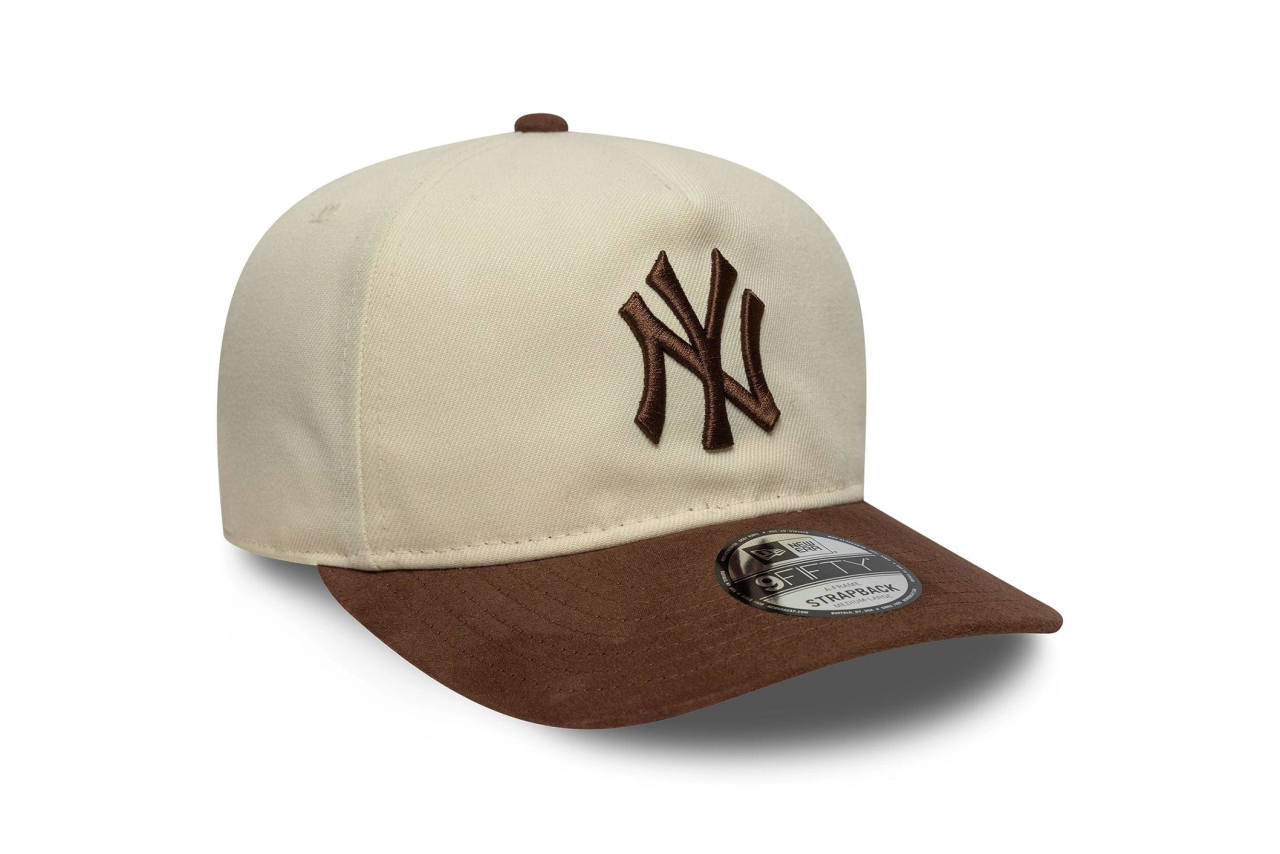 New Era Yankees MLB Suede Visor 9FIFTY A-Frame Snapback Cap
