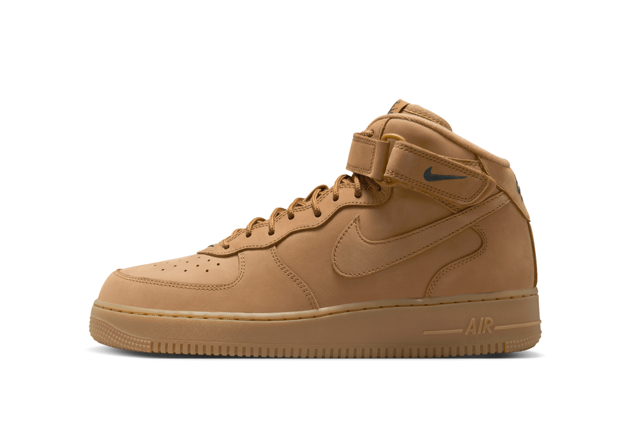 NIKE Air Force 1 ベージュ　まつ Nike Air Force 1 Mid 'Flax & Outdoor Green' | Shelflife