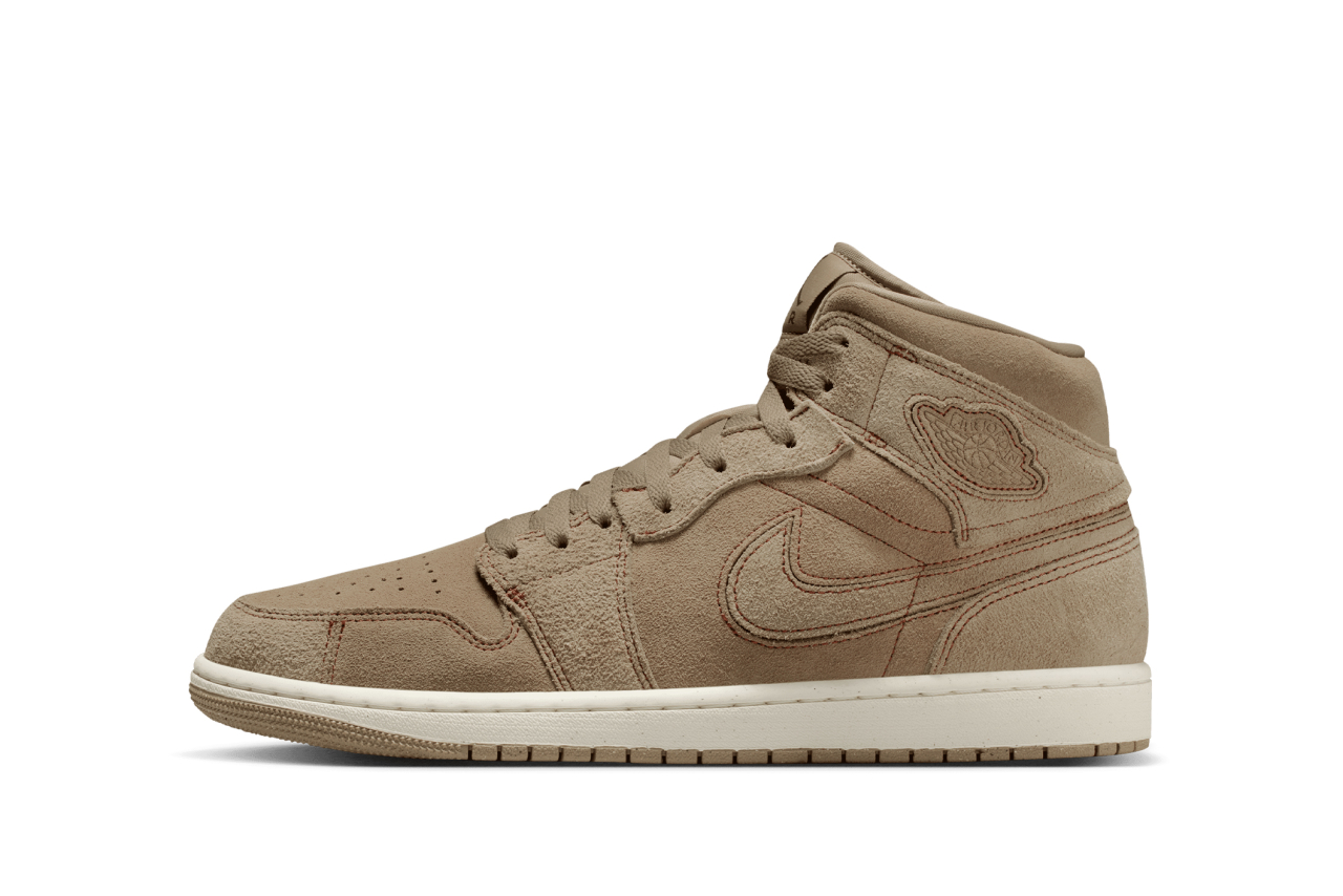 Jordan ベージュ スエード ハイカットシューズ Jordan ベージュ スエード ハイカットスニーカー - メルカリ