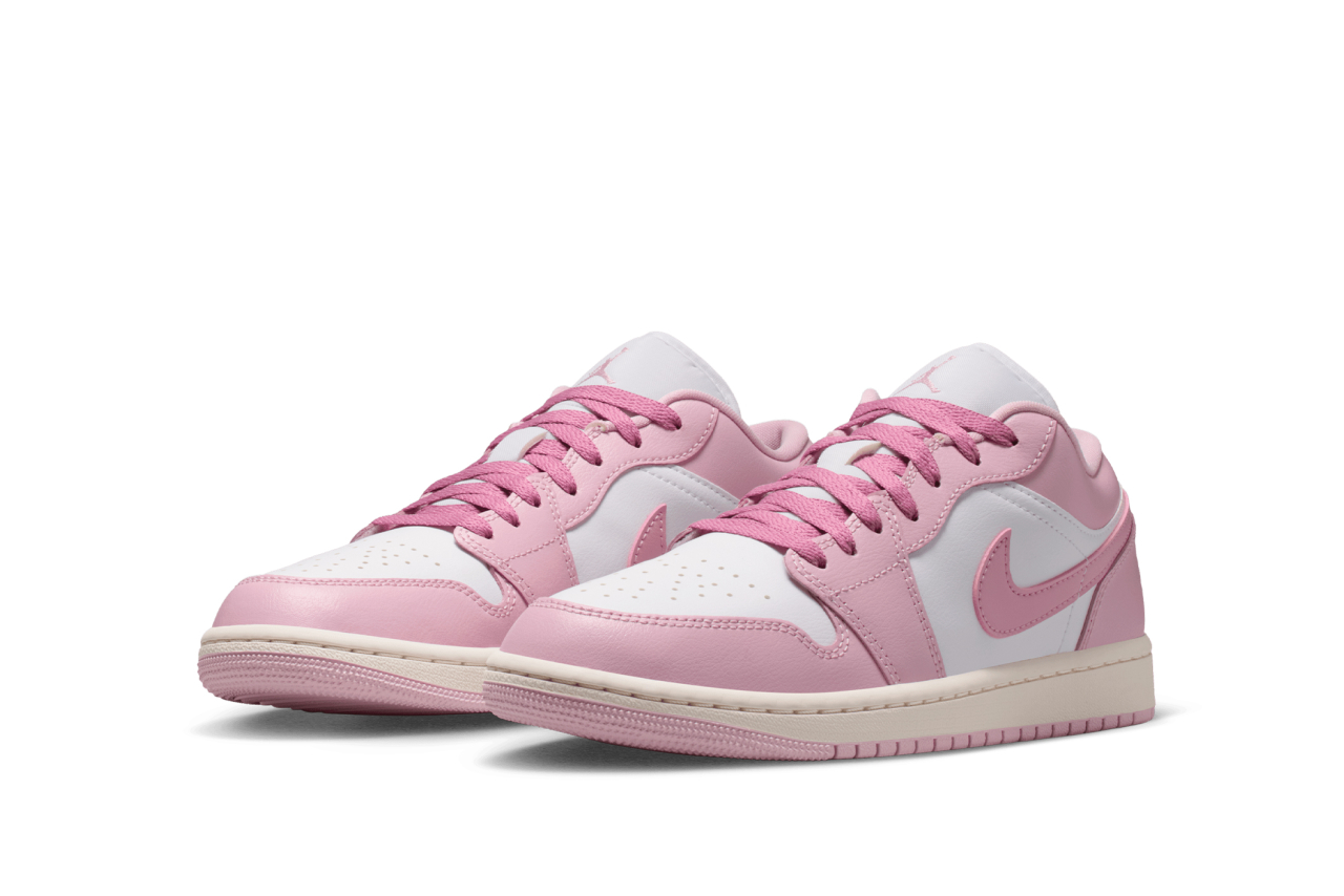 靴 NIKE WMNS AIRJORDAN 1 LOW PINK us13 31cm Air Jordan 1 Women's Low 'Iced Carmine & Elemental Pink' | Shelflife