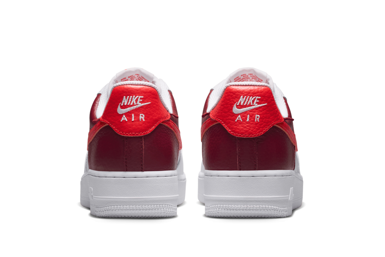 Nike Women's Air Force 1 '07 'White & Team Red' | Shelflife