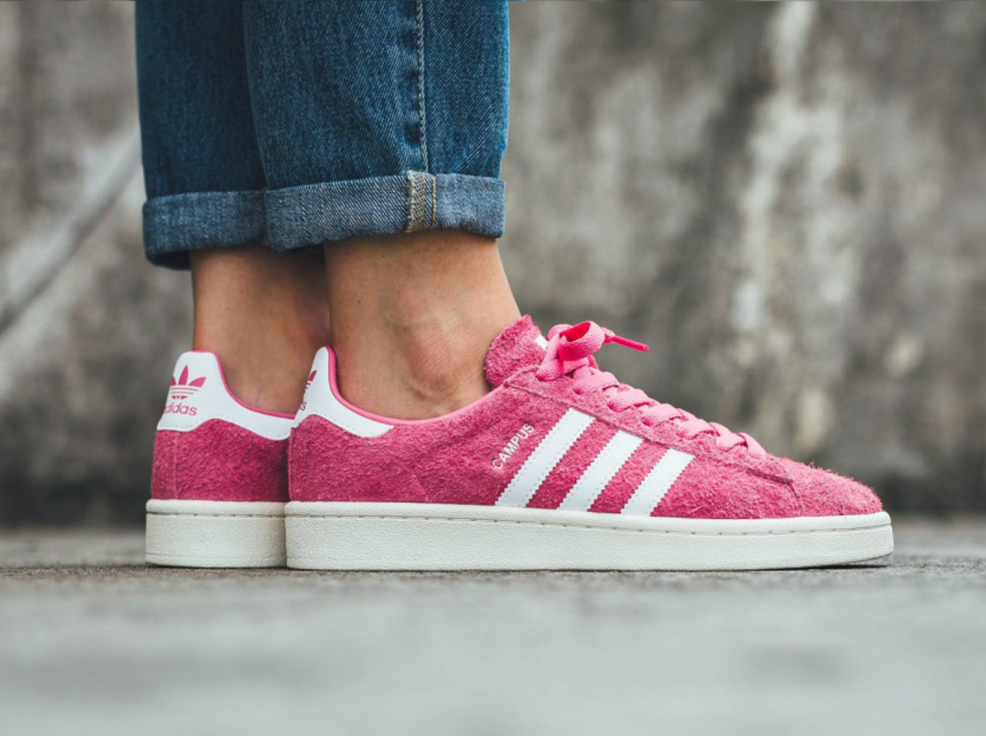 adidas gazelle silver green womens Adidas Campus 00s Semi Lucid Fuchsia (GS) main image 1