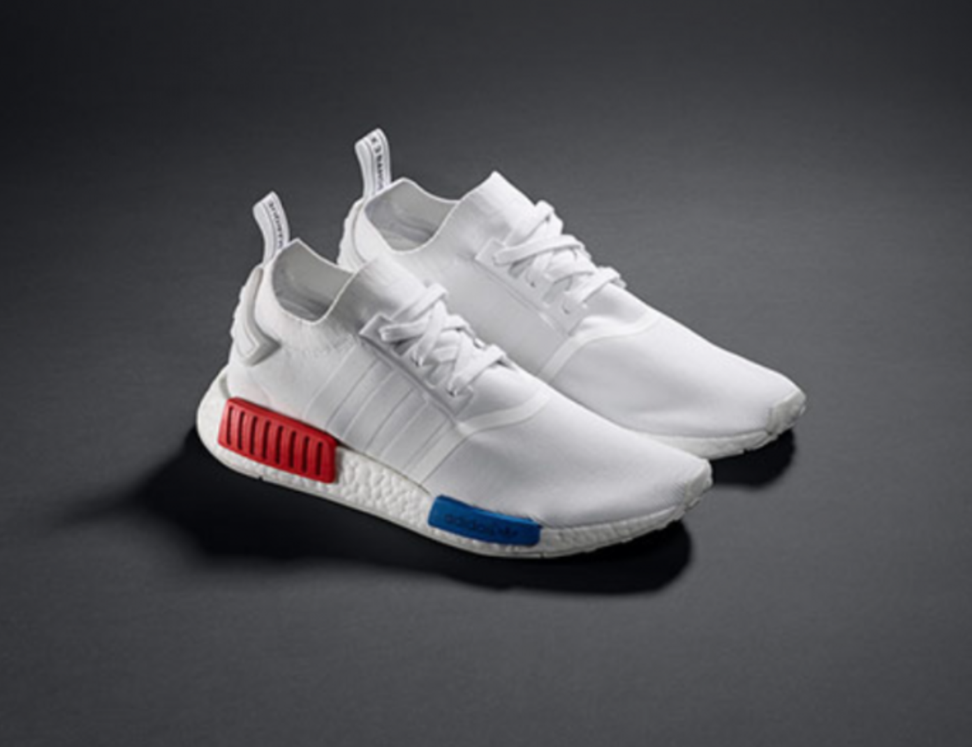 white red and blue adidas nmd