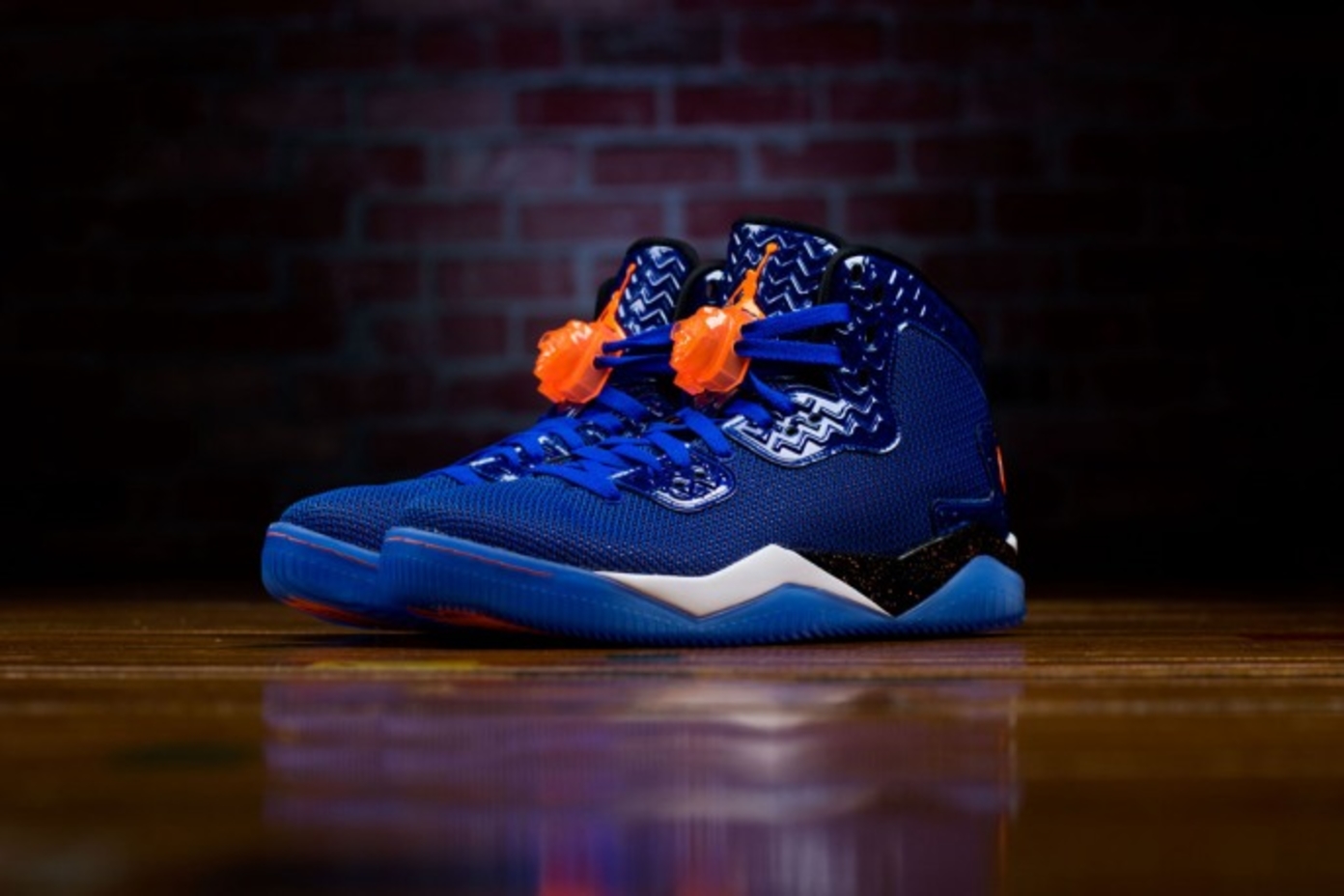 blue spike lee jordans