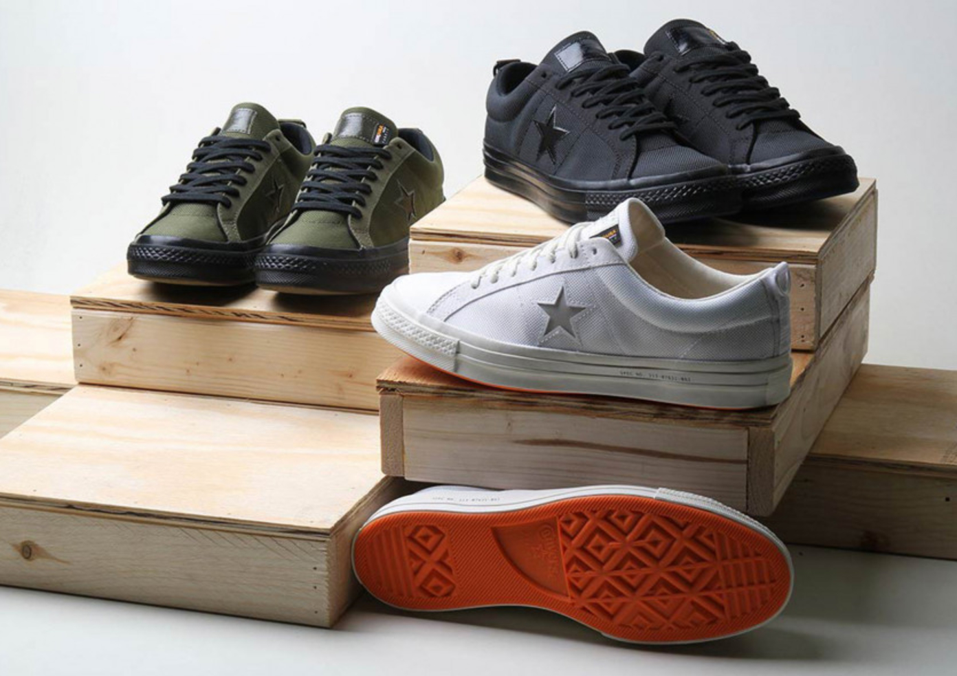【ナイキング】コンズ　カーハート　コーデュラ　CONS ワンスター　新品 Carhartt WIP x Converse One Star - Cordura Pack | Shelflife