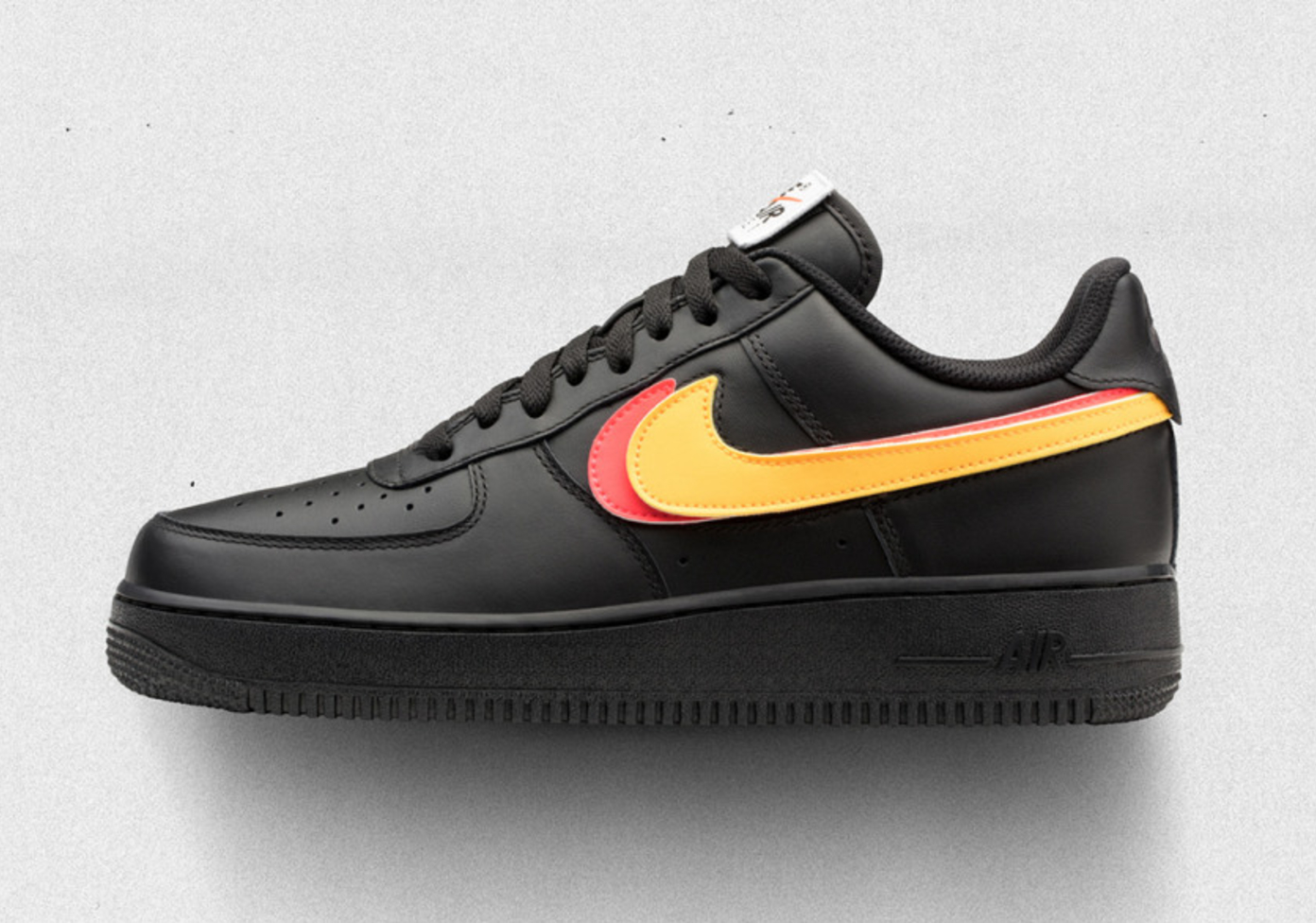 black af1 removable swoosh