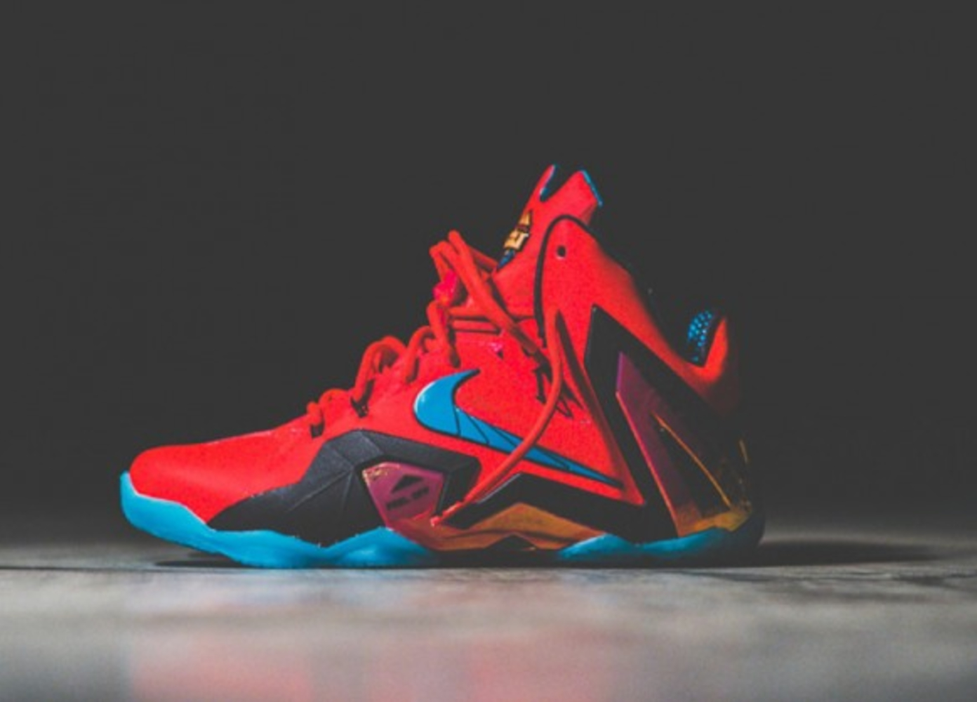 red lebron 11