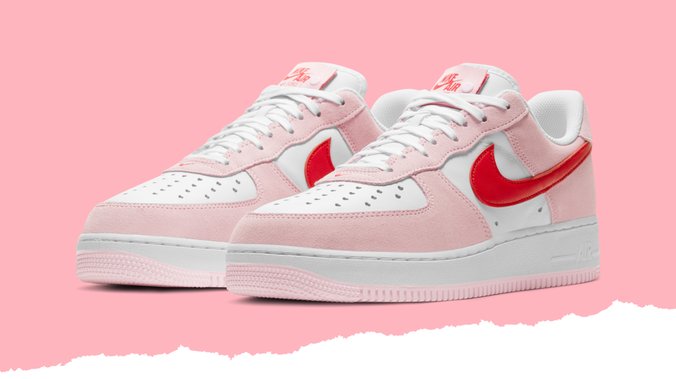 valentines day air force 1 pink