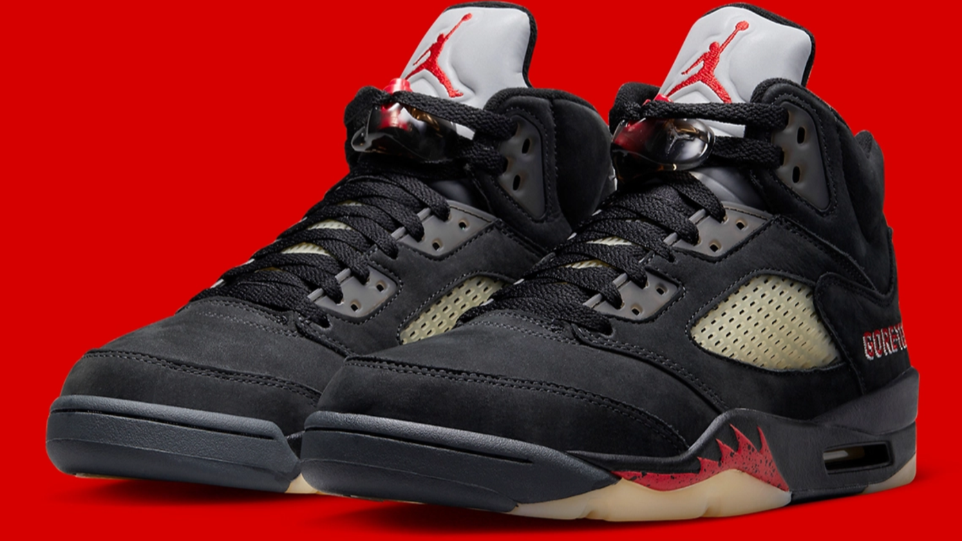 Nike Air Jordan 5 GORE-TEX ブラック/レッド Women's Air Jordan 5 GORE-TEX - 'Off-Noir' | Shelflife
