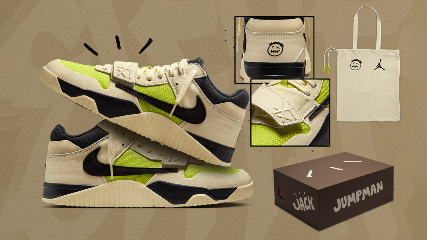 Travis Scott x Jordan Jumpman Jack CJ1 T-Rexx 'Bright Cactus