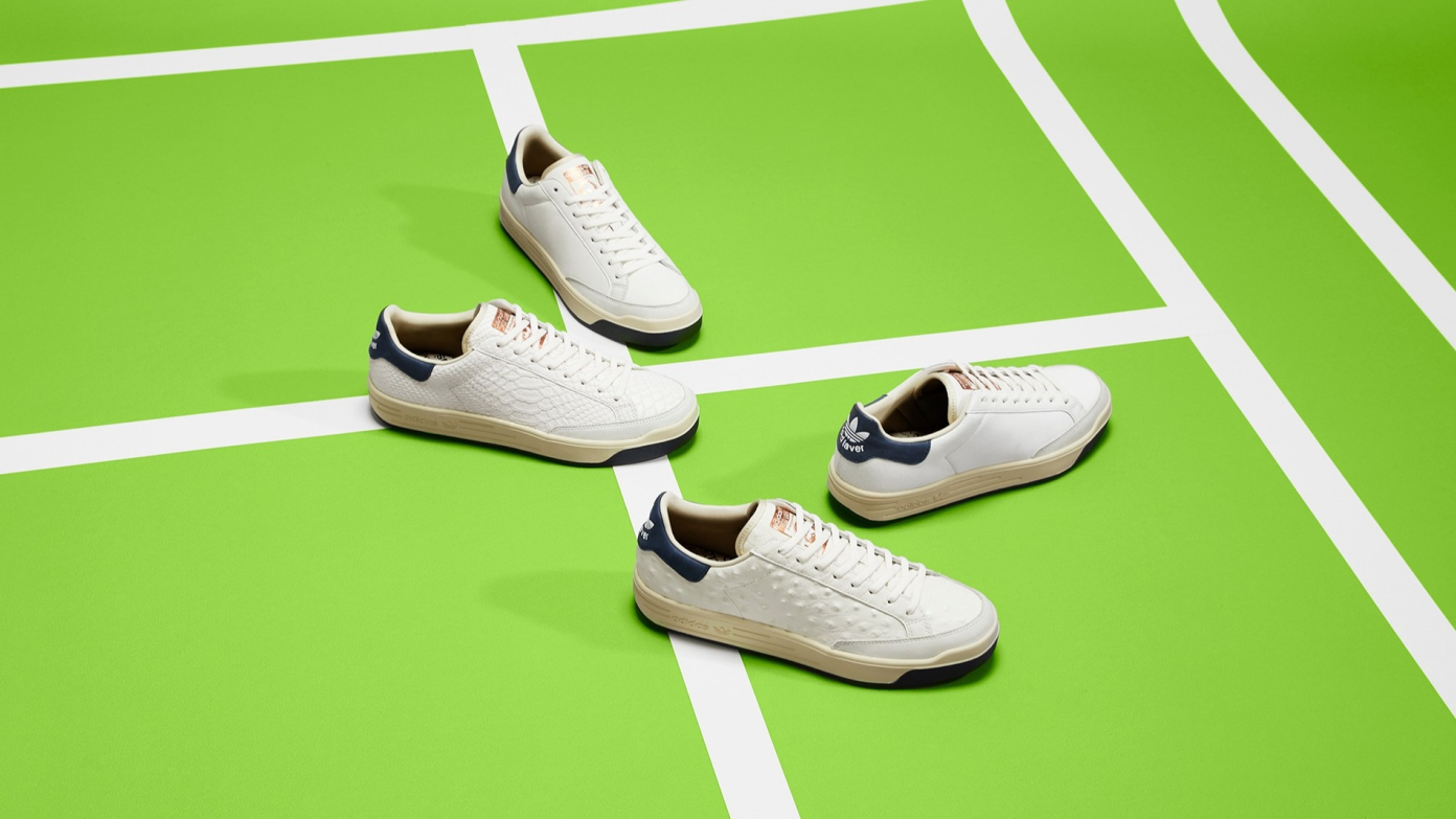 adidas gazelle silver green womens adidas Rod Laver in White