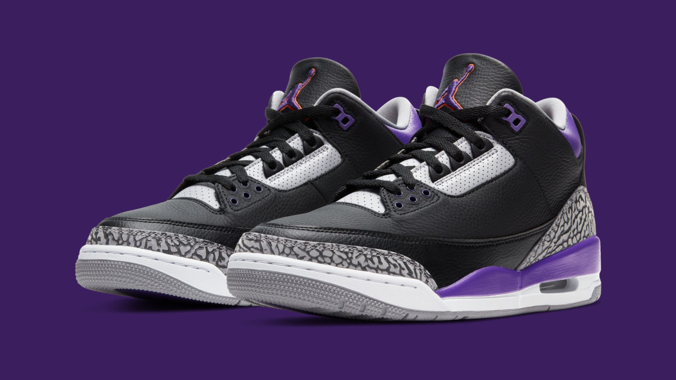 purple jordan 3