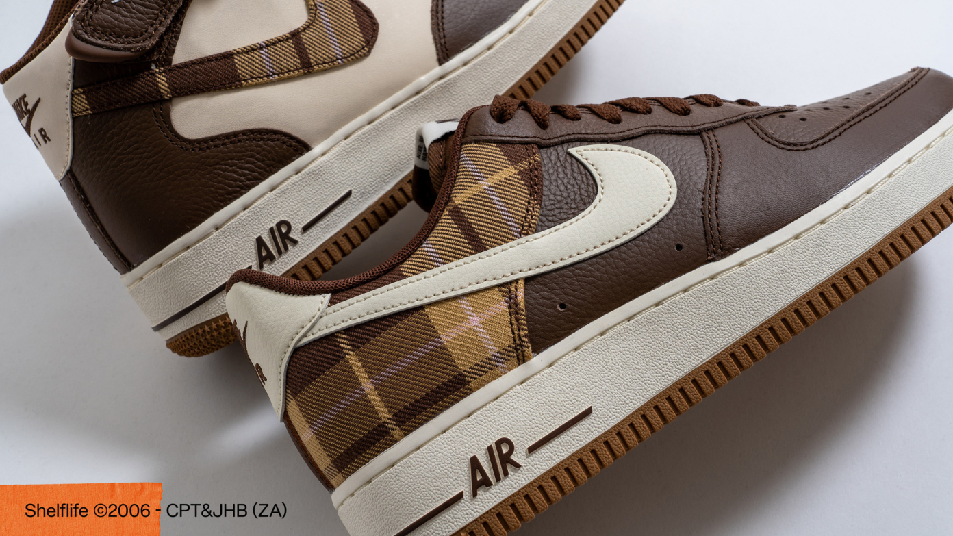 air force 1s plaid
